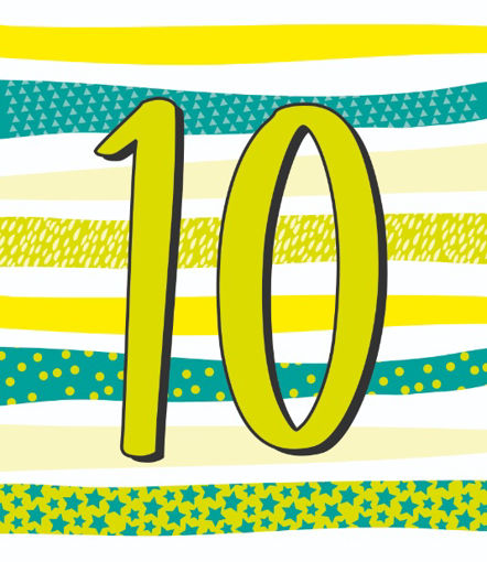 Picture of 10 BIRTHDAY CARD